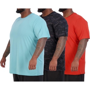 image:image3 Pack Mens Big and Tall Dry Fit T Shirts Workout Gym Athletic Crew Tee  Short Sleeve Breathable Cooling Moisture Wicking Summer Casual Activewear Running Basketball Golf Tennis Soccer HikingShort Sleeve  Set 12