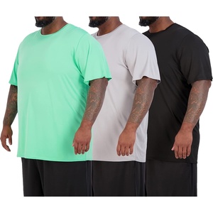 image:image3 Pack Mens Big and Tall Dry Fit T Shirts Workout Gym Athletic Crew Tee  Short Sleeve Breathable Cooling Moisture Wicking Summer Casual Activewear Running Basketball Golf Tennis Soccer HikingShort Sleeve  Set 14