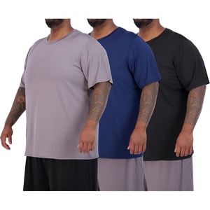 image:image3 Pack Mens Big and Tall Dry Fit T Shirts Workout Gym Athletic Crew Tee  Short Sleeve Breathable Cooling Moisture Wicking Summer Casual Activewear Running Basketball Golf Tennis Soccer HikingShort Sleeve  Set 10