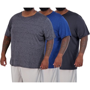 image:image3 Pack Mens Big and Tall Dry Fit T Shirts Workout Gym Athletic Crew Tee  Short Sleeve Breathable Cooling Moisture Wicking Summer Casual Activewear Running Basketball Golf Tennis Soccer HikingShort Sleeve  Set 2