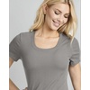 image:image3 Pack Womens Casual Midi Dresses Scoop Neck Ribbed Knit with Side Slit  Casual Work Summer Beach Vacation Everyday Wear Stretch Dress Sleeves Jersey Maxi Soft amp LightweightSet 5
