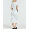 image:image3 Pack Womens Casual Midi Dresses Scoop Neck Ribbed Knit with Side Slit  Casual Work Summer Beach Vacation Everyday Wear Stretch Dress Sleeves Jersey Maxi Soft amp LightweightSet 5