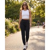 image:image3 Pack Womens Jogger Leggings High Waisted Yoga Workout Sweatpants Pockets  Available in Plus Size Gym Running Track Pilates Athletic Pants Work Travel Lounge Wear Jogging Cuffed Ankle SoftSet 13