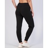 image:image3 Pack Womens Jogger Leggings High Waisted Yoga Workout Sweatpants Pockets  Available in Plus Size Gym Running Track Pilates Athletic Pants Work Travel Lounge Wear Jogging Cuffed Ankle SoftSet 9
