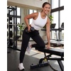 image:image3 Pack Womens Jogger Leggings High Waisted Yoga Workout Sweatpants Pockets  Available in Plus Size Gym Running Track Pilates Athletic Pants Work Travel Lounge Wear Jogging Cuffed Ankle SoftSet 10