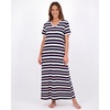 image:image3 Pack Womens Maxi Long Nightgowns Short Sleeve Night Shirt PJ Sleep Dress  Available In Plus Size Cute Summer House Lounge Pajama Nighties Adult Ladies Overnight Cooling Lightweight V Neck HomeSet 2