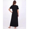 image:image3 Pack Womens Maxi Long Nightgowns Short Sleeve Night Shirt PJ Sleep Dress  Available In Plus Size Cute Summer House Lounge Pajama Nighties Adult Ladies Overnight Cooling Lightweight V Neck HomeSet 9