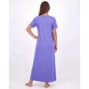image:image3 Pack Womens Maxi Long Nightgowns Short Sleeve Night Shirt PJ Sleep Dress  Available In Plus Size Cute Summer House Lounge Pajama Nighties Adult Ladies Overnight Cooling Lightweight V Neck HomeSet 5