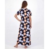 image:image3 Pack Womens Maxi Long Nightgowns Short Sleeve Night Shirt PJ Sleep Dress  Available In Plus Size Cute Summer House Lounge Pajama Nighties Adult Ladies Overnight Cooling Lightweight V Neck HomeSet 3