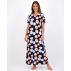image:image3 Pack Womens Maxi Long Nightgowns Short Sleeve Night Shirt PJ Sleep Dress  Available In Plus Size Cute Summer House Lounge Pajama Nighties Adult Ladies Overnight Cooling Lightweight V Neck HomeSet 3