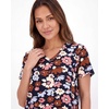 image:image3 Pack Womens Maxi Long Nightgowns Short Sleeve Night Shirt PJ Sleep Dress  Available In Plus Size Cute Summer House Lounge Pajama Nighties Adult Ladies Overnight Cooling Lightweight V Neck HomeSet 4