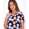 image:image3 Pack Womens Maxi Long Nightgowns Short Sleeve Night Shirt PJ Sleep Dress  Available In Plus Size Cute Summer House Lounge Pajama Nighties Adult Ladies Overnight Cooling Lightweight V Neck HomeSet 3