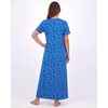image:image3 Pack Womens Maxi Long Nightgowns Short Sleeve Night Shirt PJ Sleep Dress  Available In Plus Size Cute Summer House Lounge Pajama Nighties Adult Ladies Overnight Cooling Lightweight V Neck HomeSet 8