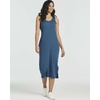 image:image3 Pack Womens Midi Dresses Sleeveless Tank Casual Long Beach Sundress Slit  Available In Plus Size Knee Length Ribbed Knit Shift Jersey Layering Work Travel Summer Vacation Comfy StretchySet 7