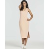 image:image3 Pack Womens Midi Dresses Sleeveless Tank Casual Long Beach Sundress Slit  Available In Plus Size Knee Length Ribbed Knit Shift Jersey Layering Work Travel Summer Vacation Comfy StretchySet 6
