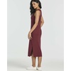 image:image3 Pack Womens Midi Dresses Sleeveless Tank Casual Long Beach Sundress Slit  Available In Plus Size Knee Length Ribbed Knit Shift Jersey Layering Work Travel Summer Vacation Comfy StretchySet 6