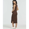 image:image3 Pack Womens Midi Dresses Sleeveless Tank Casual Long Beach Sundress Slit  Available In Plus Size Knee Length Ribbed Knit Shift Jersey Layering Work Travel Summer Vacation Comfy StretchySet 1