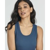 image:image3 Pack Womens Midi Dresses Sleeveless Tank Casual Long Beach Sundress Slit  Available In Plus Size Knee Length Ribbed Knit Shift Jersey Layering Work Travel Summer Vacation Comfy StretchySet 7