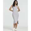 image:image3 Pack Womens Midi Dresses Sleeveless Tank Casual Long Beach Sundress Slit  Available In Plus Size Knee Length Ribbed Knit Shift Jersey Layering Work Travel Summer Vacation Comfy StretchySet 3
