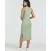 image:image3 Pack Womens Midi Dresses Sleeveless Tank Casual Long Beach Sundress Slit  Available In Plus Size Knee Length Ribbed Knit Shift Jersey Layering Work Travel Summer Vacation Comfy StretchySet 8