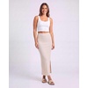 image:image3 Pack Womens Ribbed Maxi Long Skirts High Waisted with Side Slit Pencil  Work Summer Business Casual Dressy Cute Office Trendy Fall Winter Formal Ladies Stretchy Faldas De MujerSet 8