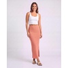 image:image3 Pack Womens Ribbed Maxi Long Skirts High Waisted with Side Slit Pencil  Work Summer Business Casual Dressy Cute Office Trendy Fall Winter Formal Ladies Stretchy Faldas De MujerSet 7