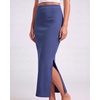 image:image3 Pack Womens Ribbed Maxi Long Skirts High Waisted with Side Slit Pencil  Work Summer Business Casual Dressy Cute Office Trendy Fall Winter Formal Ladies Stretchy Faldas De MujerSet 4