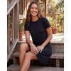 image:image3 Pack Womens T Shirt Dresses Casual Short Sleeve Midi Dress Pockets  Available In Plus Size Summer Cute Vacation Breathable Shift Jersey Beach Travel Work Swing Loose Comfy EverydaySet 9