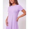 image:image3 Pack Womens T Shirt Dresses Casual Short Sleeve Midi Dress Pockets  Available In Plus Size Summer Cute Vacation Breathable Shift Jersey Beach Travel Work Swing Loose Comfy EverydaySet 3