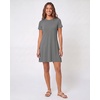 image:image3 Pack Womens T Shirt Dresses Casual Short Sleeve Midi Dress Pockets  Available In Plus Size Summer Cute Vacation Breathable Shift Jersey Beach Travel Work Swing Loose Comfy EverydaySet 11