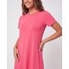 image:image3 Pack Womens T Shirt Dresses Casual Short Sleeve Midi Dress Pockets  Available In Plus Size Summer Cute Vacation Breathable Shift Jersey Beach Travel Work Swing Loose Comfy EverydaySet 1