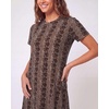 image:image3 Pack Womens T Shirt Dresses Casual Short Sleeve Midi Dress Pockets  Available In Plus Size Summer Cute Vacation Breathable Shift Jersey Beach Travel Work Swing Loose Comfy EverydaySet 7