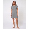 image:image3 Pack Womens T Shirt Dresses Casual Short Sleeve Midi Dress Pockets  Available In Plus Size Summer Cute Vacation Breathable Shift Jersey Beach Travel Work Swing Loose Comfy EverydaySet 9