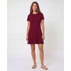 image:image3 Pack Womens T Shirt Dresses Casual Short Sleeve Midi Dress Pockets  Available In Plus Size Summer Cute Vacation Breathable Shift Jersey Beach Travel Work Swing Loose Comfy EverydaySet 2