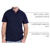 image:image4 Pack Mens Cotton Pique Polo Shirts Short Sleeve Collared Golf Work  Available In Big amp Tall Casual Business Knit Summer Classic Sports Athletic Tennis  Camisetas Algodon HombresSet 3