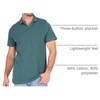image:image4 Pack Mens Cotton Pique Polo Shirts Short Sleeve Collared Golf Work  Available In Big amp Tall Casual Business Knit Summer Classic Sports Athletic Tennis  Camisetas Algodon HombresSet 5