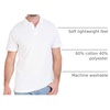 image:image4 Pack Mens Cotton Pique Polo Shirts Short Sleeve Collared Golf Work  Available In Big amp Tall Casual Business Knit Summer Classic Sports Athletic Tennis  Camisetas Algodon HombresSet 8