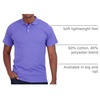 image:image4 Pack Mens Cotton Pique Polo Shirts Short Sleeve Collared Golf Work  Available In Big amp Tall Casual Business Knit Summer Classic Sports Athletic Tennis  Camisetas Algodon HombresSet 10