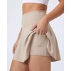 image:image4 Pack Womens Skater Skort Pleated Cute Tennis Golf Athletic Skirt Pockets  Available In Plus Size Built In Shorts Underneath Summer Casual Workout Pickleball Sport A Line Flared Stretchy Silky SoftSet 11