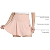image:image4 Pack Womens Skater Skort Pleated Cute Tennis Golf Athletic Skirt Pockets  Available In Plus Size Built In Shorts Underneath Summer Casual Workout Pickleball Sport A Line Flared Stretchy Silky SoftSet 4