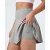 image:image4 Pack Womens Skater Skort Pleated Cute Tennis Golf Athletic Skirt Pockets  Available In Plus Size Built In Shorts Underneath Summer Casual Workout Pickleball Sport A Line Flared Stretchy Silky SoftSet 8