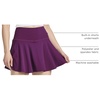 image:image4 Pack Womens Skater Skort Pleated Cute Tennis Golf Athletic Skirt Pockets  Available In Plus Size Built In Shorts Underneath Summer Casual Workout Pickleball Sport A Line Flared Stretchy Silky SoftSet 2
