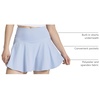 image:image4 Pack Womens Skater Skort Pleated Cute Tennis Golf Athletic Skirt Pockets  Available In Plus Size Built In Shorts Underneath Summer Casual Workout Pickleball Sport A Line Flared Stretchy Silky SoftSet 6