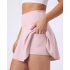 image:image4 Pack Womens Skater Skort Pleated Cute Tennis Golf Athletic Skirt Pockets  Available In Plus Size Built In Shorts Underneath Summer Casual Workout Pickleball Sport A Line Flared Stretchy Silky SoftSet 12