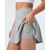 image:image4 Pack Womens Skater Skort Pleated Cute Tennis Golf Athletic Skirt Pockets  Available In Plus Size Built In Shorts Underneath Summer Casual Workout Pickleball Sport A Line Flared Stretchy Silky SoftSet 3