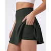 image:image4 Pack Womens Skater Skort Pleated Cute Tennis Golf Athletic Skirt Pockets  Available In Plus Size Built In Shorts Underneath Summer Casual Workout Pickleball Sport A Line Flared Stretchy Silky SoftSet 1