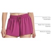 image:imageReal Essentials 4 Pack Womens Flowy Dry Fit Running Short  Spandex Underneath Athletic Workout Gym Shorts Plus AvailableSet 3