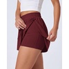 image:imageReal Essentials 4 Pack Womens Flowy Dry Fit Running Short  Spandex Underneath Athletic Workout Gym Shorts Plus AvailableSet 4