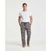 image:image3 Pack Mens Cotton Flannel Pajama Pants Lounge Sleep PJ Bottoms Pockets  Available In Big amp Tall Sleepwear Loungewear Plaid Drawstring Elastic Waist Soft Warm Cozy Comfy PJs Gifts For MenFlannel Set 2