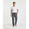 image:image3 Pack Mens Cotton Flannel Pajama Pants Lounge Sleep PJ Bottoms Pockets  Available In Big amp Tall Sleepwear Loungewear Plaid Drawstring Elastic Waist Soft Warm Cozy Comfy PJs Gifts For MenFlannel Set 4